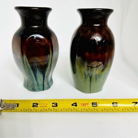 Hosley‎ Pottery Drip Glazed Vases - Picture 10 of 11